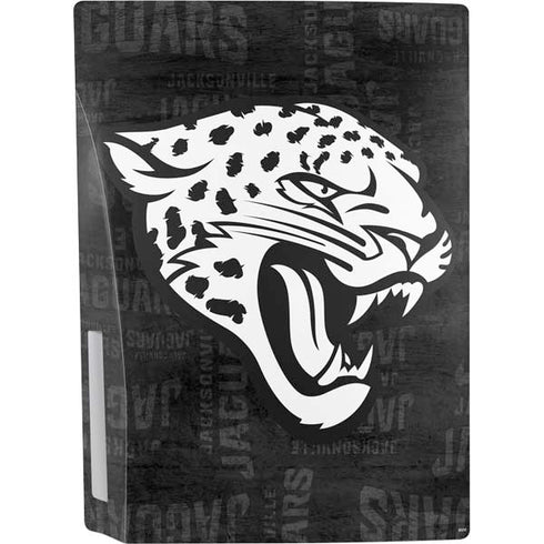 NFL Jacksonville Jaguars Black & White PS5 Console Skin