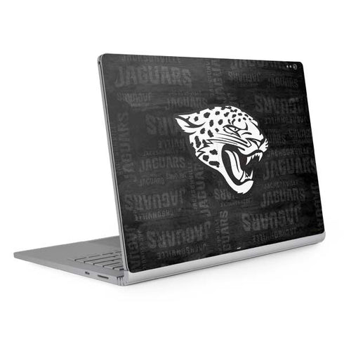 NFL Jacksonville Jaguars Black & White Surface Book 2 15in Skin