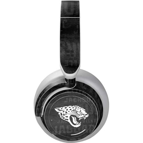 NFL Jacksonville Jaguars Black & White Surface Headphones Skin