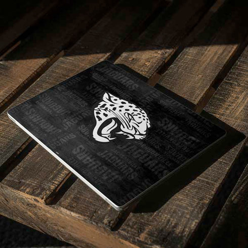NFL Jacksonville Jaguars Black & White Surface Laptop 2 Skin