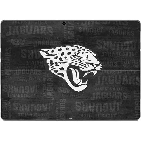 NFL Jacksonville Jaguars Black & White Surface Pro 8 Skin