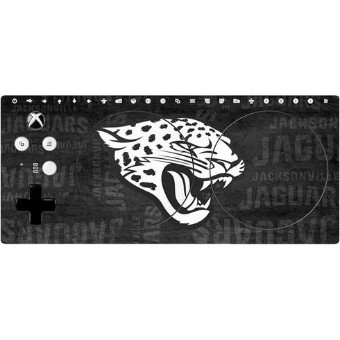 NFL Jacksonville Jaguars Black & White Xbox Adaptive Controller Skin