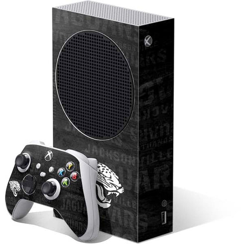 NFL Jacksonville Jaguars Black & White Xbox Series S Skins
