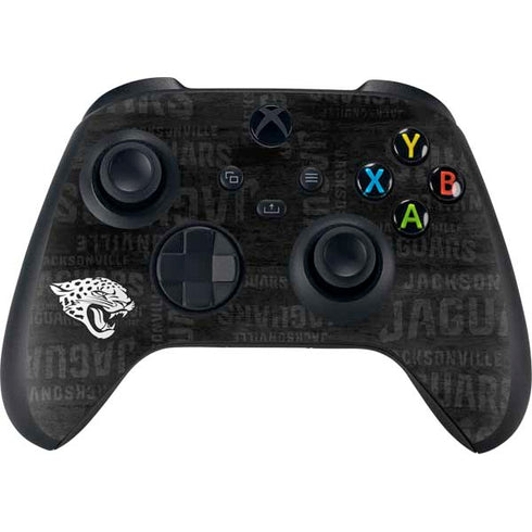 NFL Jacksonville Jaguars Black & White Xbox Series X Controller Skin