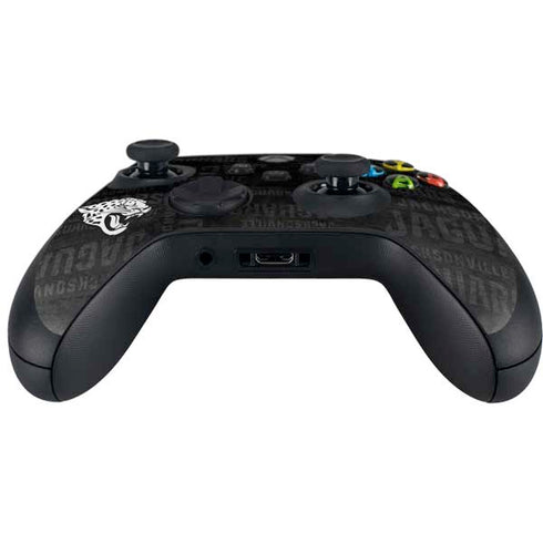 NFL Jacksonville Jaguars Black & White Xbox Series X Controller Skin