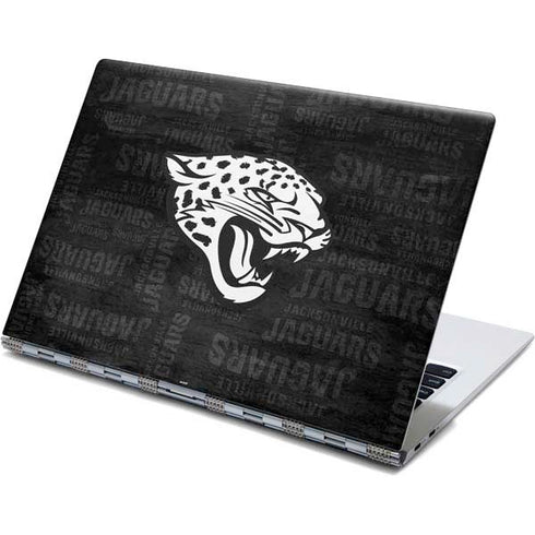 NFL Jacksonville Jaguars Black & White Yoga 910 2-in-1 14in Touch-Screen Skin