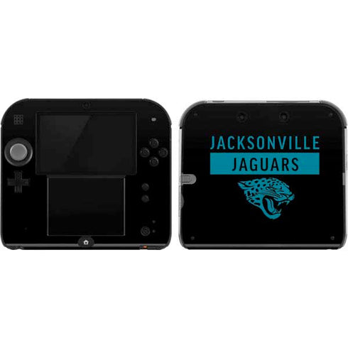 NFL Jacksonville Jaguars Black Performance Series Nintendo 2DS Skin