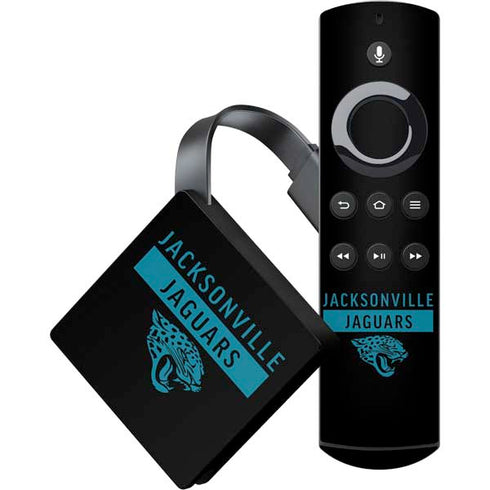 NFL Jacksonville Jaguars Black Performance Series Amazon Fire TV Skin