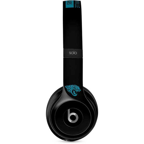 NFL Jacksonville Jaguars Black Performance Series Beats Solo 2 Wired Skin