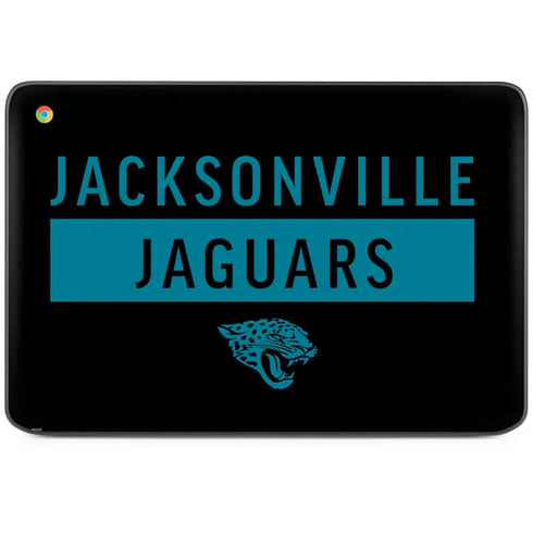NFL Jacksonville Jaguars Black Performance Series HP Chromebook Skin