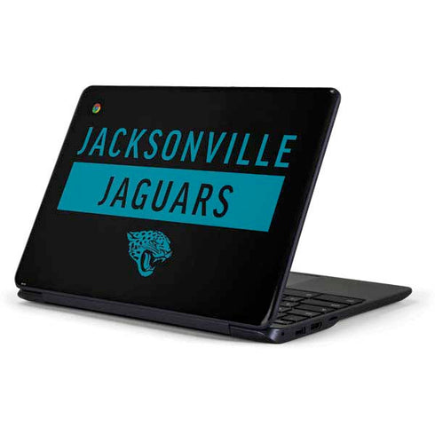 NFL Jacksonville Jaguars Black Performance Series Samsung Chromebook Skin