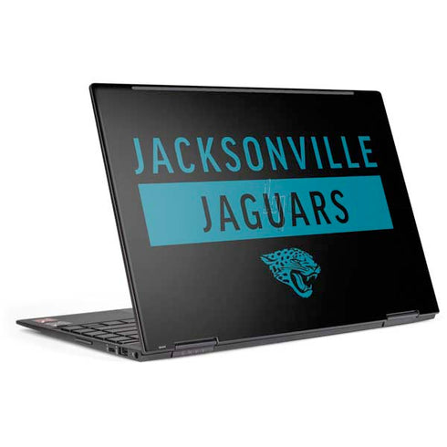 NFL Jacksonville Jaguars Black Performance Series HP Envy Skin