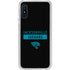NFL Jacksonville Jaguars Black Performance Series Galaxy A10e Clear Case