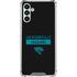 NFL Jacksonville Jaguars Black Performance Series Galaxy A13 5G Clear Case