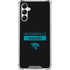 NFL Jacksonville Jaguars Black Performance Series Galaxy A14 5G Clear Case