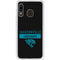 NFL Jacksonville Jaguars Black Performance Series Galaxy A20 Clear Case
