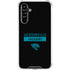 NFL Jacksonville Jaguars Black Performance Series Galaxy A54 5G Clear Case
