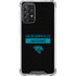 NFL Jacksonville Jaguars Black Performance Series Galaxy A72 5G Clear Case