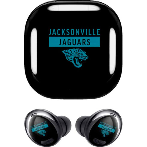 NFL Jacksonville Jaguars Black Performance Series Galaxy Buds Pro Skin