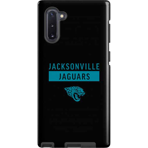 NFL Jacksonville Jaguars Black Performance Series Galaxy Note 10 Pro Case