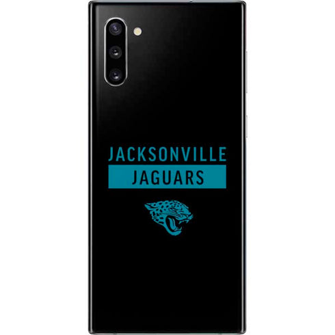 NFL Jacksonville Jaguars Black Performance Series Galaxy Note 10 Skin