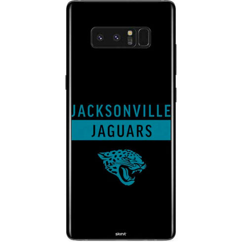 NFL Jacksonville Jaguars Black Performance Series Galaxy Note 8 Skin