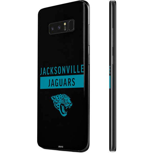 NFL Jacksonville Jaguars Black Performance Series Galaxy Note 8 Skin
