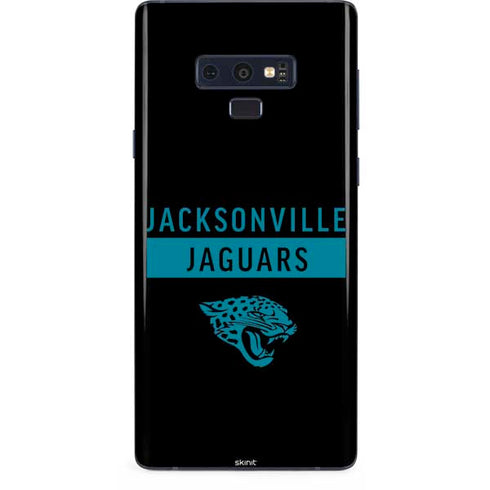 NFL Jacksonville Jaguars Black Performance Series Galaxy Note 9 Skin