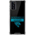 NFL Jacksonville Jaguars Black Performance Series Galaxy Note20 5G Clear Case
