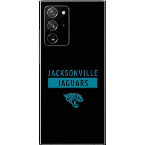 NFL Jacksonville Jaguars Black Performance Series Galaxy Note20 Ultra 5G Skin