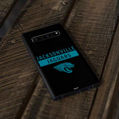 NFL Jacksonville Jaguars Black Performance Series Galaxy S10 Skin