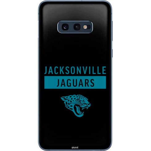 NFL Jacksonville Jaguars Black Performance Series Galaxy S10e Skin