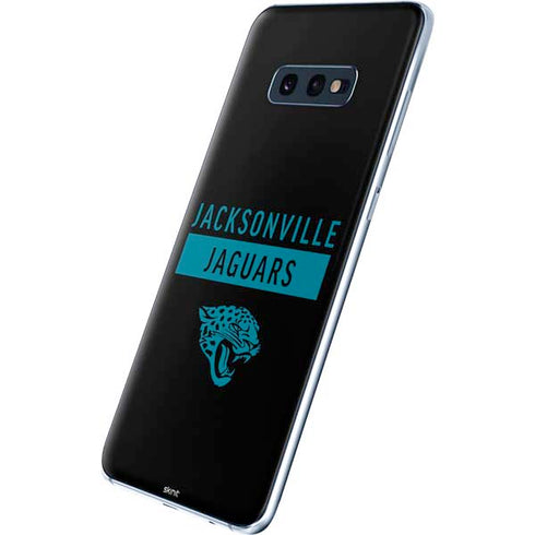 NFL Jacksonville Jaguars Black Performance Series Galaxy S10e Skin