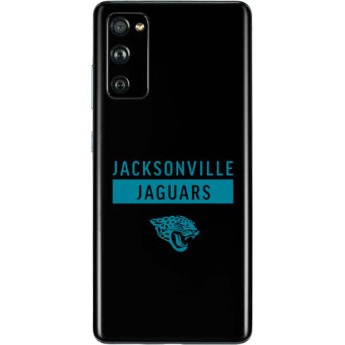 NFL Jacksonville Jaguars Black Performance Series Galaxy S20 Fan Edition Skin