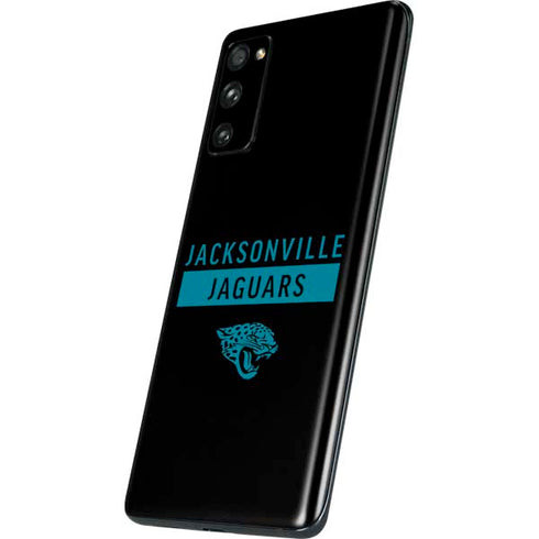 NFL Jacksonville Jaguars Black Performance Series Galaxy S20 Fan Edition Skin