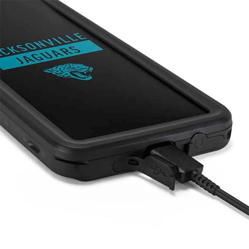 NFL Jacksonville Jaguars Black Performance Series Galaxy S20 Plus Waterproof Case