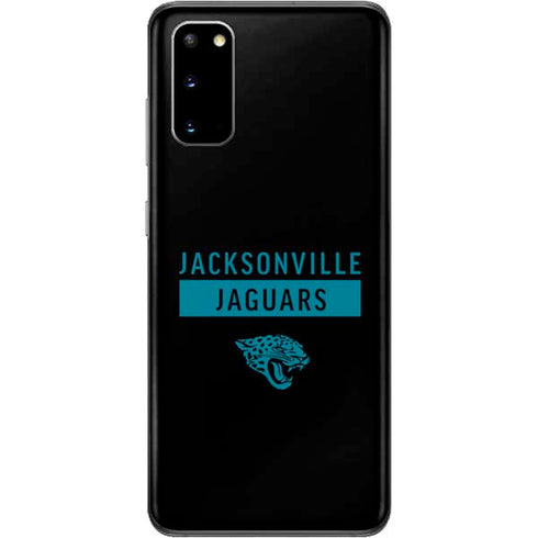 NFL Jacksonville Jaguars Black Performance Series Galaxy S20 Skin