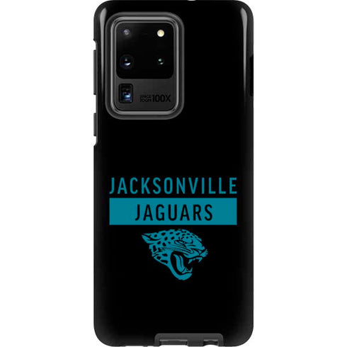 NFL Jacksonville Jaguars Black Performance Series Galaxy S20 Ultra 5G Pro Case