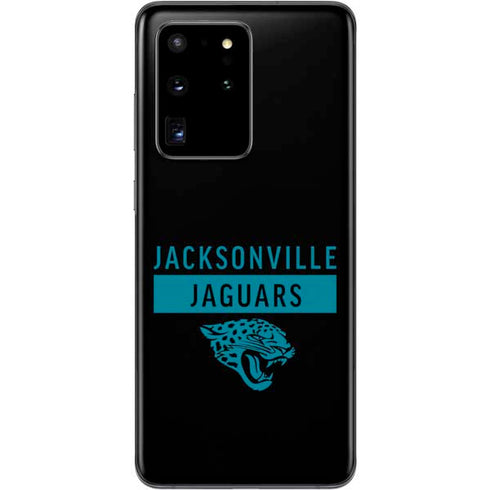 NFL Jacksonville Jaguars Black Performance Series Galaxy S20 Ultra 5G Skin