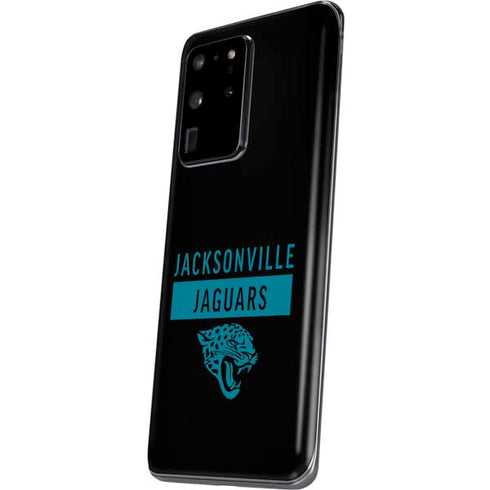NFL Jacksonville Jaguars Black Performance Series Galaxy S20 Ultra 5G Skin