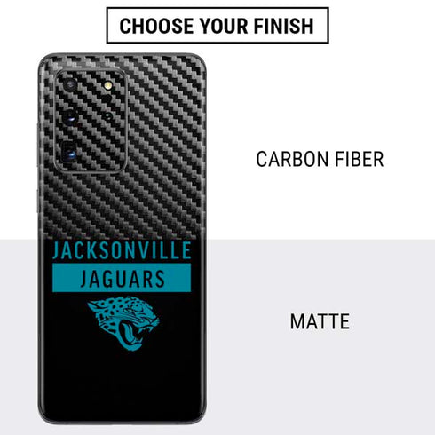 NFL Jacksonville Jaguars Black Performance Series Galaxy S20 Ultra 5G Skin