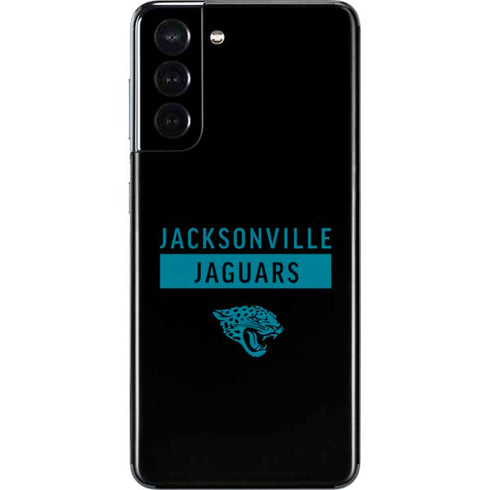 NFL Jacksonville Jaguars Black Performance Series Galaxy S21 5G Skin