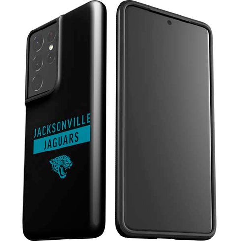 NFL Jacksonville Jaguars Black Performance Series Galaxy S21 Ultra 5G Pro Case