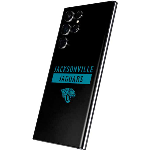 NFL Jacksonville Jaguars Black Performance Series Galaxy S22 Ultra Skin