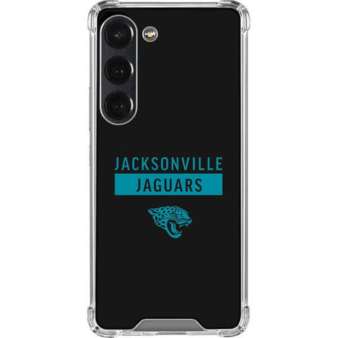 NFL Jacksonville Jaguars Black Performance Series Galaxy S23 Clear Case