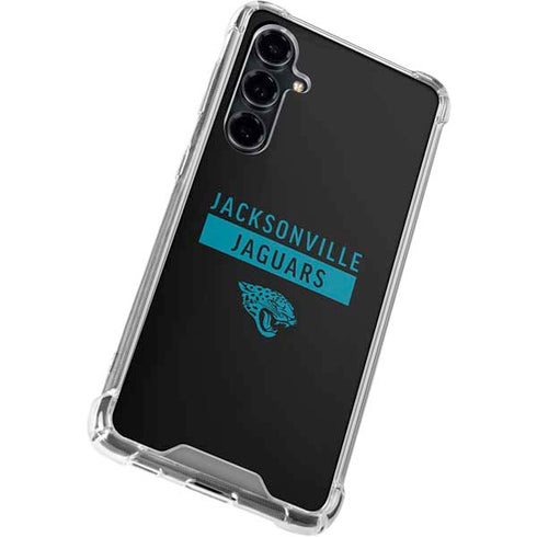 NFL Jacksonville Jaguars Black Performance Series Galaxy S23 FE Clear Case