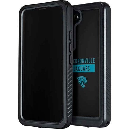 NFL Jacksonville Jaguars Black Performance Series Galaxy S23 Waterproof Case