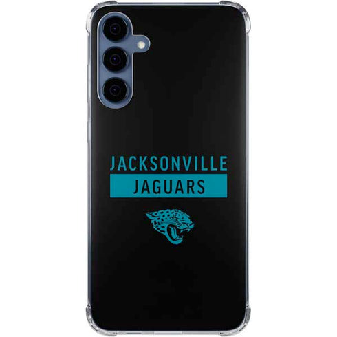 NFL Jacksonville Jaguars Black Performance Series Galaxy S24 Clear Case