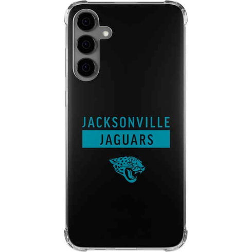 NFL Jacksonville Jaguars Black Performance Series Galaxy S24 Plus Clear Case