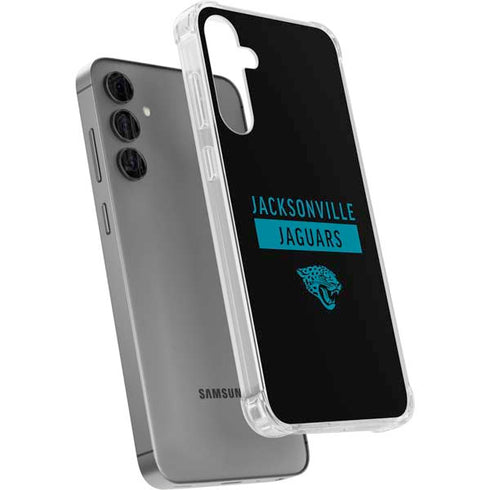 NFL Jacksonville Jaguars Black Performance Series Galaxy S24 Plus Clear Case